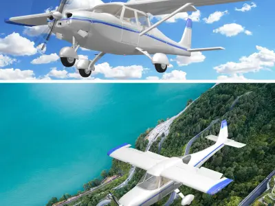 Light Plane model 3D model
