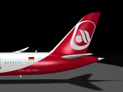 Air Berlin 787-8 Dreamliner 3D model