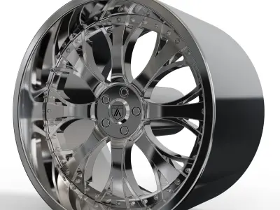 ASANTI AF153 WHEEL 3D MODEL 3D model