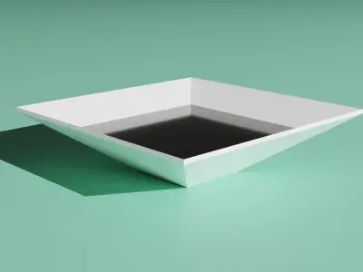 Sushi with chopsticks and souse PBR low-poly normales Low-poly 3D model