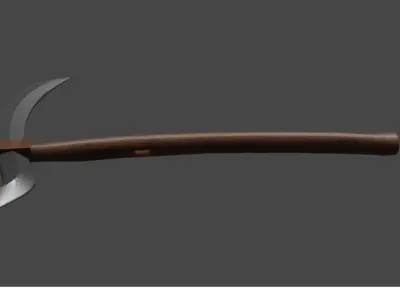 Scythe Free low-poly 3D model