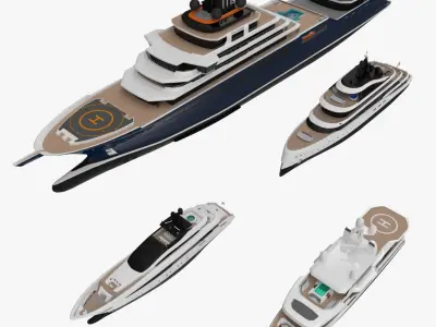 Collection Yachts July 2024 3D model