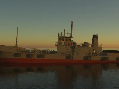 JMSDF yard oiler 3D model