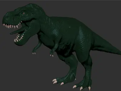Zhuchengtyrannus Magnus- Descendant of TRex Sculpt  3D model