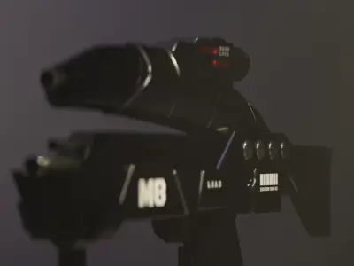 Mass Effect M8 Avenger assault rifle 3D model