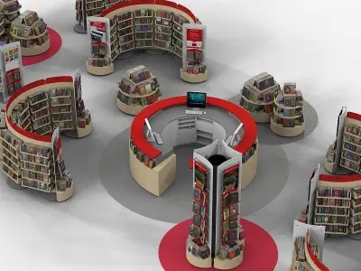 Bookstore book store 3D model