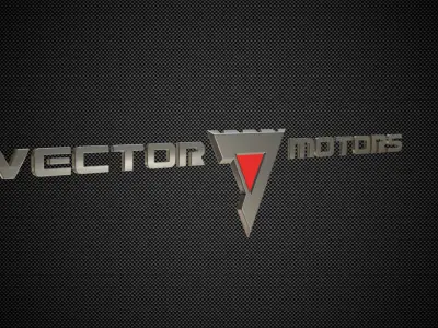 vector motors logo 3D model
