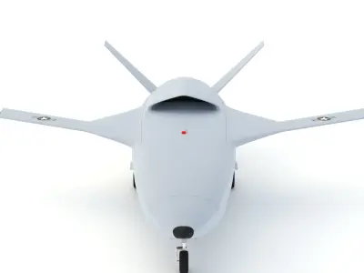 Skyborg - THE AI WINGMAN - Low-poly 3D model