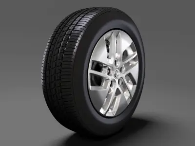 Nissan NV Combi wheel 2017 3D model