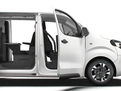 Opel Zafira Life E L3 BusinessVIP HQInterior 2025 3D model