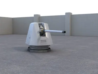 MK 45 Mod 4 3D model