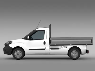 Fiat Doblo Work Up 263 2017 3D model