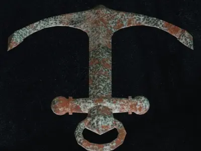 Ship Anchor Game Asset Low-poly 3D model