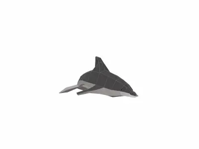 Dolphin Low poly Low-poly 3D model