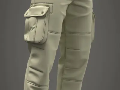 Cargo Pants - Marvelous Designer 3D model