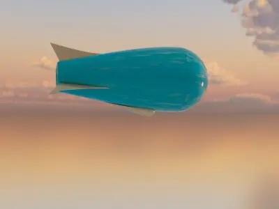 Airship 3D model
