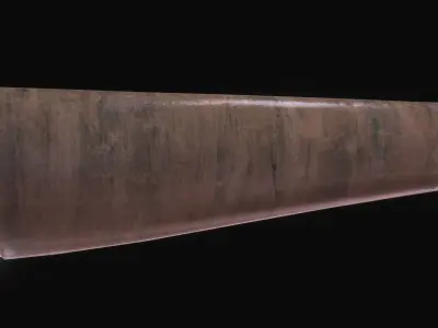 Viking Knife Low-poly 3D model