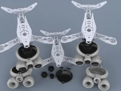 Drone 3D Scanner Free 3D print model