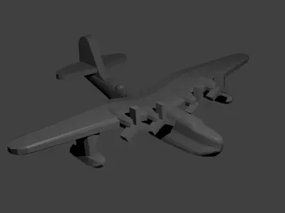 Soviet MTB-2 Flying Boat Free 3D print model