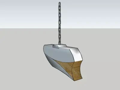 Traditional Hanging Lamp 3D model