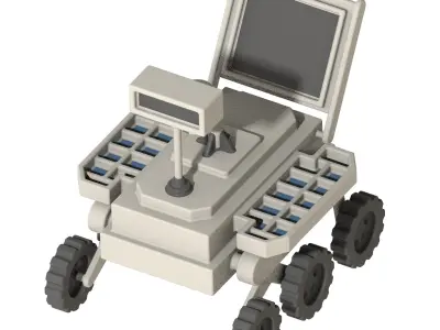 Space Rover Toy 3D print model