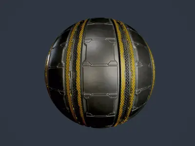 Sci-Fi Military Seamless PBR Texture 85 Texture