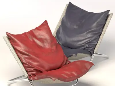 Folding chair Free 3D model