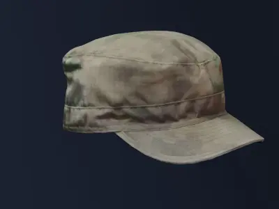 ATACS FG Army Cap Low-poly 3D model