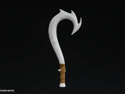 Magical Hook Weapon - Moana Maui Hook 3D model