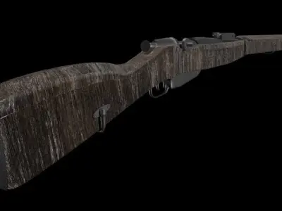 Mosin Nagant 1891 Model Free 3D model