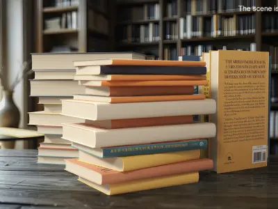 Pile of Books 3D model