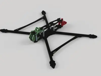 FPV Drone Frame Kit 3D print model