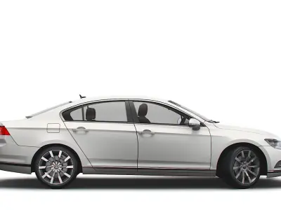 VW Passat Highline B8 2019 3D model