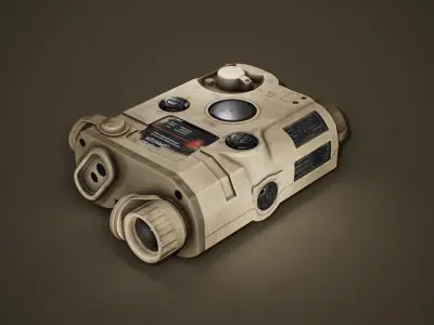 ANPEQ Weapon Laser Sight Low-poly 3D model