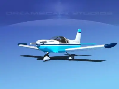 Zlin Z 242 V04 3D model