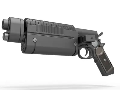 Bryar Pistol K-16 from the game Star Wars Battlefront 3D model