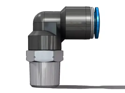 Conexao Rapida Festo 153049 QSL 1-4 8 Quick Connection 3D model