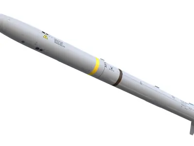 AIM-132  ASRAAM 3D model