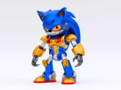 MECHA SONIC 3D model