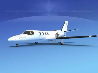 Cessna 500 Citation I V00 3D model