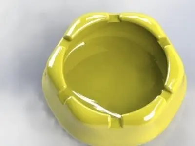 ashtray Free 3D print model