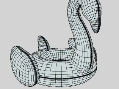 Flamingo Float Pool  3D model