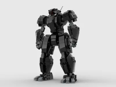 computer 073 mech 3D model