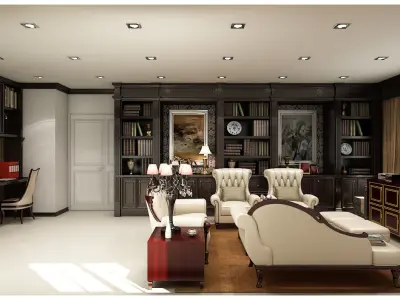 private work room 3D model