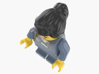 Lego Woman Doctor 3D model