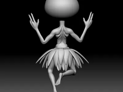 Alien Statue - 0240 3D print model