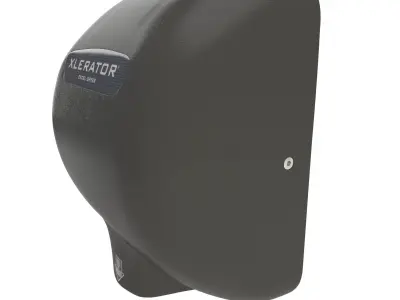 Xlerator Hand Dryer-Black 3D model