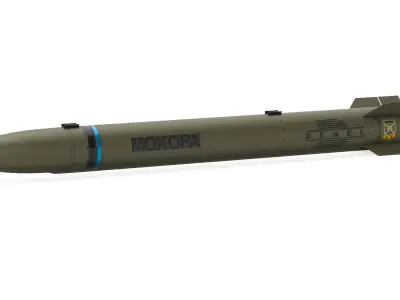 Mokopa Anti Tank Missile 3D model