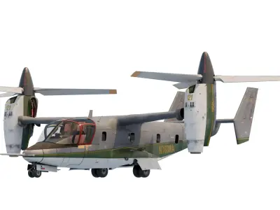 Bell XV15 1977 3D model