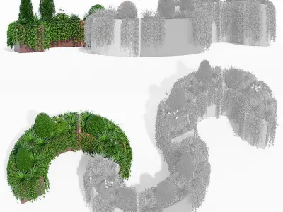 Modular Planters part 1 3D model